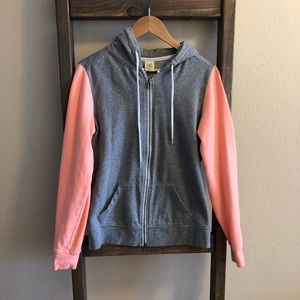 Zine zip up hoodie